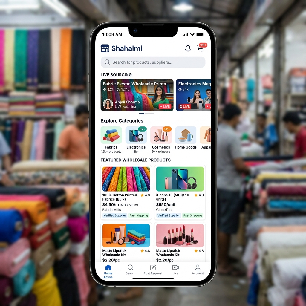 Shahalmi Mobile App Interface